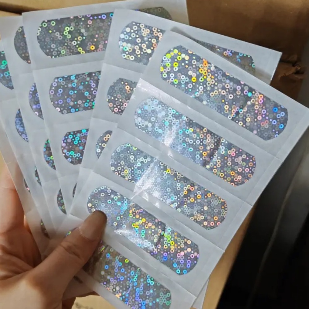 Holographic Silver Skincare Patches